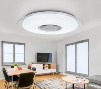 Aplica LED RGB Dimabila cu Difuzor, Bluetooth si Telecomanda 36w