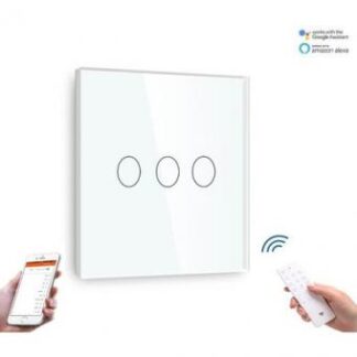 Intrerupator Triplu SMART WIFI Compatibil Alexa Google Home