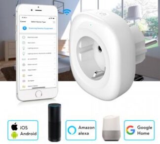 Priza Inteligenta 10A cu USB compatibil ALEXA Google Home