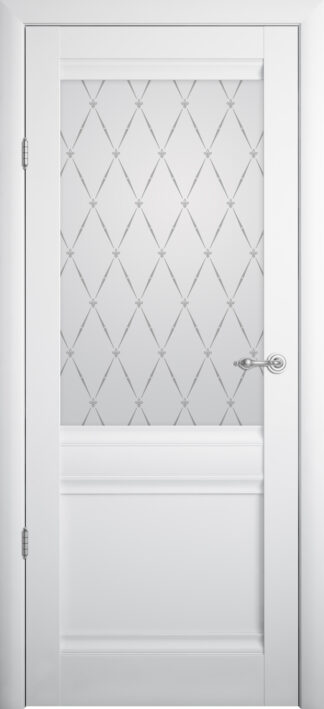 Usa interior Roma - Alba cu geam 80x200