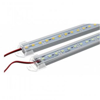 Banda LED Rigida 220V cu Profil Plastic 1M
