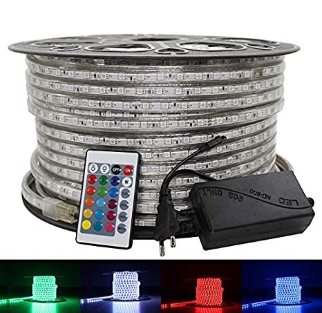 Banda LED 5050 220v 60 smd/ml RGB