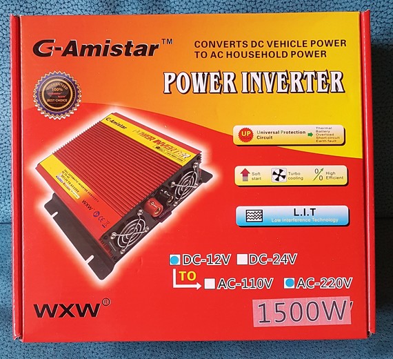 Invertor tensiune 12v-220v 1500w - imagine 2