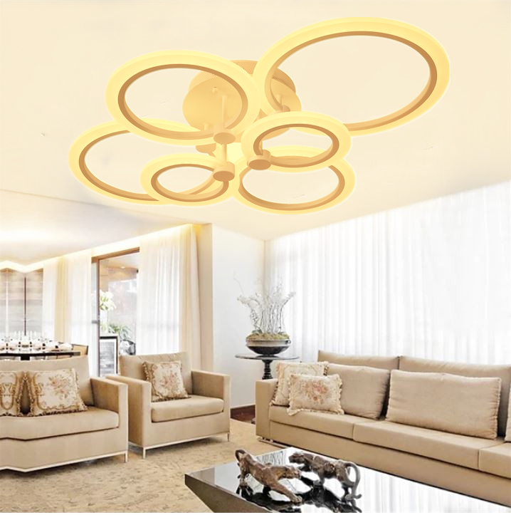 Lustra LED cu Telecomanda si Intensitate Reglabila 160w - imagine 2