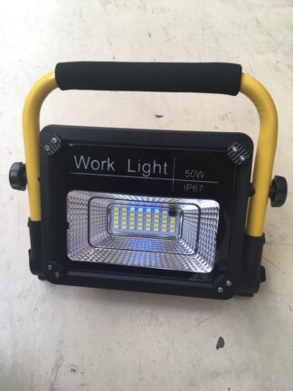 Proiector LED 120W cu Suport, Acumulator si Panou Solar