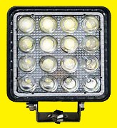 Proiector LED 48W Off Road Patrat